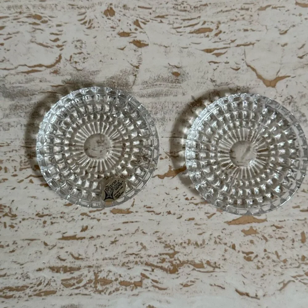 The European collection 24% Leaded Crystal coaster/ small trinket dish